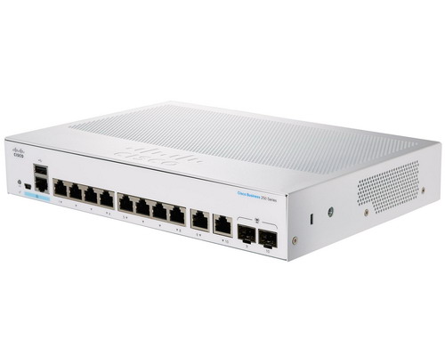 [CBS250-8T-E-2G-EU] Cisco Business 250-8T-E-2G Smart Switch (External Power)