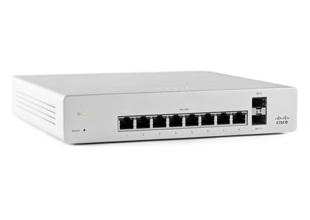 Cisco Meraki MS220-8-HW : Cloud-Managed Layer-2 8 Port Gigabit Switch