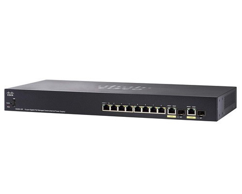 Cisco SG355-10P-K9-EU 10-port Gigabit PoE Managed Switch / 62W power budget