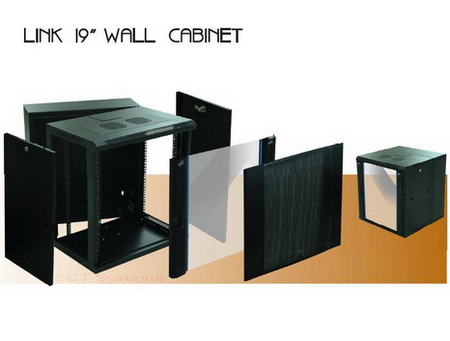 Link 19" Wall Cabinet Rack (6U / 9U / 12U)
