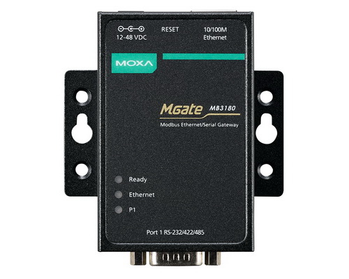 Moxa MGate MB3180 1-Port Standard Modbus Gateway