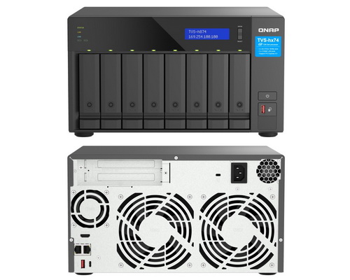QNAP TVS-h874-i5-32G 6-Bay ZFS-based NAS with Intel Core i5-12400 Processor
