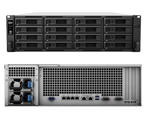 Synology RackStation RS4021xs+ 16-Bay Rackmount NAS with Redundant Power Supply