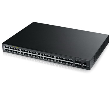 ZyXEL GS1920-48HP Gigabit Smart Managed PoE Switch 44-Port 10/100/1000Mbps + 4 Gigabit SFP + 4 Gigabit Combo Ports