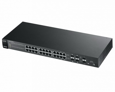 ZyXEL XGS1910-24 Gigabit Smart Managed Switch 20-Port 10/100/1000Mbps + 4 Dual-personality Ports + 10GbE Uplink