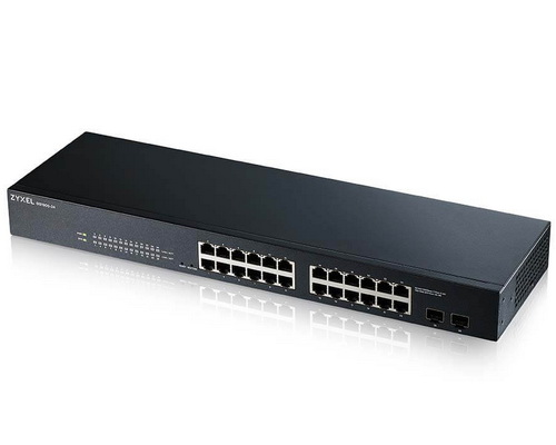 [GS1900-24] ZyXEL 24-port GbE Smart Managed Switch with GbE Uplink