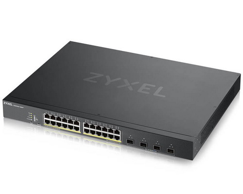 [XGS1930-28HP] Zyxel 24-port GbE Smart Managed PoE Switch with 4 SFP+ Uplink