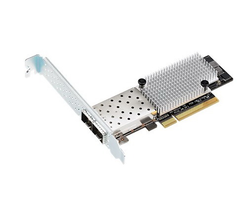 ASUSTOR AS-S10G Dual Port 10 Gigabit Network Expansion Card (SFP+ interface)