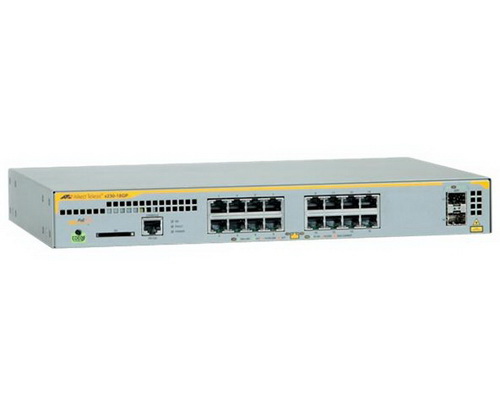 [AT-X230-18GP-10] Allied Telesis 16-port 10/100/1000T PoE and 2-port 100/1000X SFP ports L3 Enterprise Gigabit Edge Switch