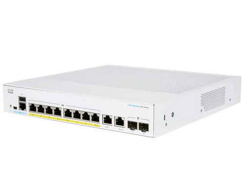 [CBS250-8FP-E-2G-EU] Cisco Business 250-8FP-E-2G Smart Switch (External Power)