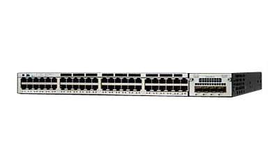 Cisco 3750X-48P-S 48-Port 10/100/1000Base-T with Power over Ethernet Plus (PoE+) 370W / 4x1G - 2x10G Modular uplink / Managed Switch