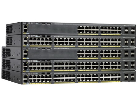 Cisco Catalyst 2960-X (WS-C2960X-48TS-L) 48-Port 10/100/1000Base-T + 4 SFP uplink / Feature Set LAN Base / FlexStack-Plus