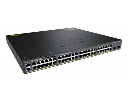 Cisco Catalyst 2960-X (WS-C2960X-48TD-L) 48-Port 10/100/1000Base-T + 2x 10G SFP+ uplink / Feature Set LAN Base / FlexStack-Plus