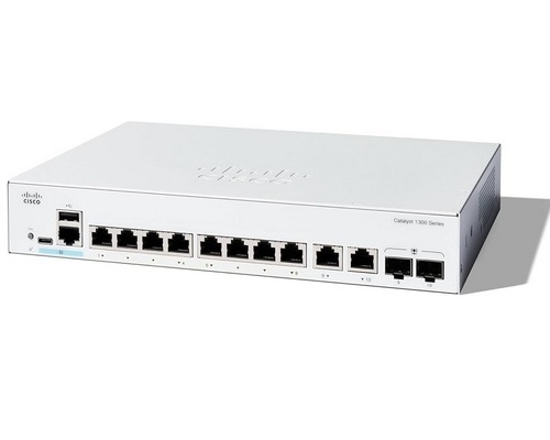 Cisco Catalyst C1300-8T-E-2G 8 Gigabit Ethernet ports + 2x Gigabit Combo Managed Switch