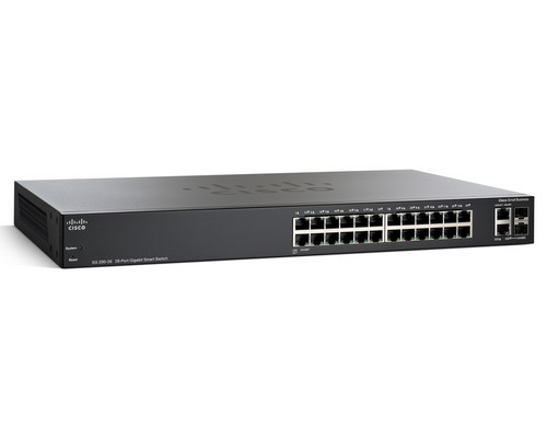 Cisco SG200-26 (SLM2024T-EU) 26-Port Gigabit Smart Switch (2 Gigabit Ethernet combo ports RJ45/SFP)