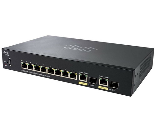 [SG250-10P-K9-EU] Cisco SG250X 8-Port Gigabit PoE+ 62W Smart Switch