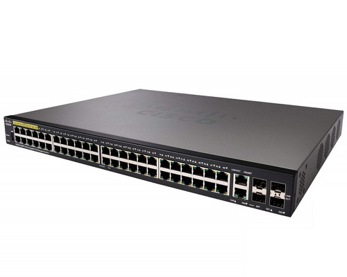 Cisco SG350-52P-K9-EU 52-port Gigabit PoE Managed Switch / 375W power budget