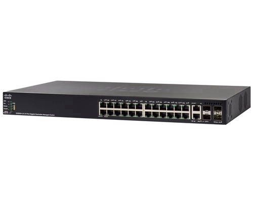 Cisco SG550X-24MPP-K9-EU 24-Port Gigabit PoE Stackable Managed Switch / 740W power budget