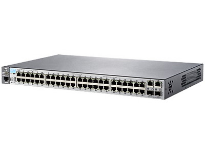 HP 2530-48 Switch (J9781A) 48 RJ-45 10/100 Ports - 2 Autosensing 10/100/1000 ports - 2 fixed Gigabit Ethernet SFP ports