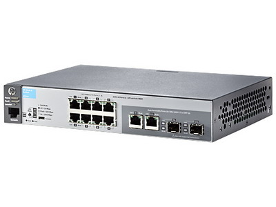 HP 2530-8 Switch (J9783A) 8 RJ-45 10/100 Ports - 2 fixed Gigabit Ethernet SFP ports