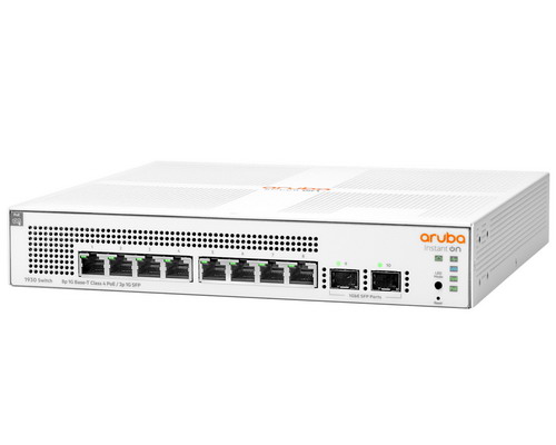 [JL681A] HPE Aruba Instant On 1930 8G Class4 PoE 2SFP 124W Switch