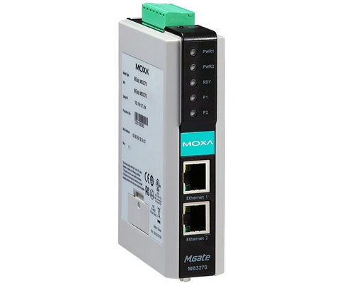 Moxa MGate MB3270 2-Port Advanced Modbus Gateway