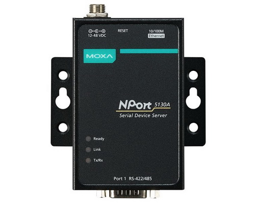 Moxa NPort 5130A 1-port RS-422/485 Serial Device Server with surge protection