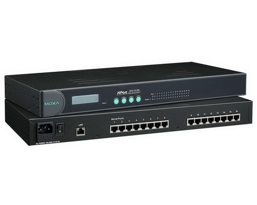 Moxa NPort 5610-16 16-port RS-232 Rackmount Serial Device Server