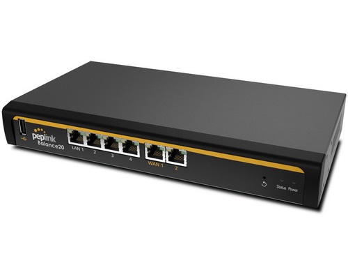 [BPL-021] Peplink Balance 20 Dual-WAN Router