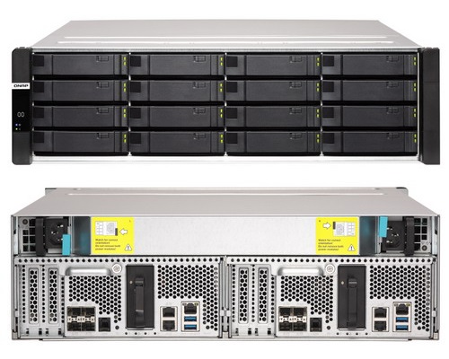 QNAP ES1686dc-2123IT-64G 16-Bay Rackmount ZFS NAS / Dual Active Controllers / Intel Xeon D-2123IT Processor