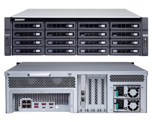 QNAP TS-1683XU-RP-E2124-16G 16-Bay Intel Xeon E-2124 NAS with 10GbE SFP+ / PCIe Slot