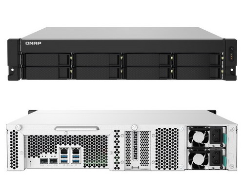 QNAP TS-832PXU-RP-4G 8-Bay Alpine AL-324 Quad-Core 1.7GHz 2U Rackmount NAS with Redundant Power Supply