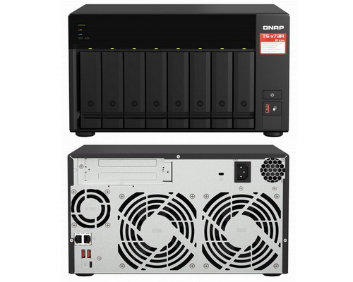 QNAP TS-873A-8G 8-Bay AMD Ryzen Quad-Core NAS with M.2 Slot