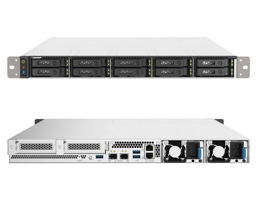 QNAP TS-h1090FU-7232P-64G 10-Bay U.2 NVMe all-flash Rackmount NAS / AMD EPYC 7232P 8-core processor