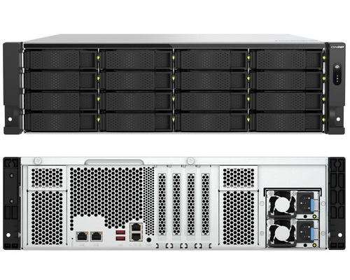 QNAP TS-h1677AXU-RP-R7-32G 16-Bay AMD Ryzen 7 Processor / ZFS-based Rackmount NAS