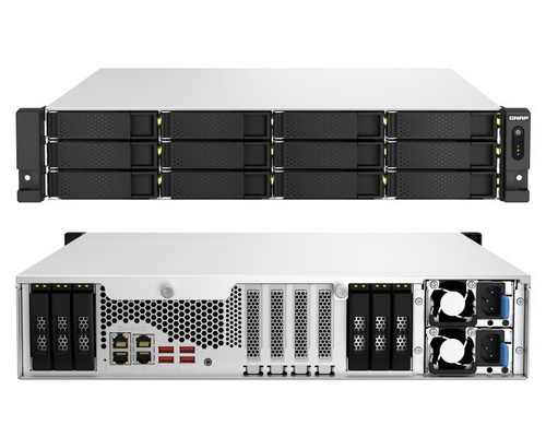 QNAP TS-h1887XU-RP-E2334-16G 18-Bay ZFS-based NAS with Intel Xeon E-2334 Processor