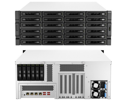 QNAP TS-h3087XU-RP-E2378-64G 30-Bay ZFS-based NAS with Intel Xeon E-2378 Processor