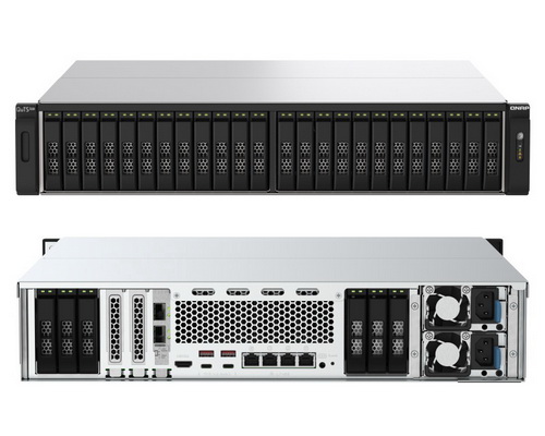 QNAP TS-h3088XU-RP-W1270-64G 30-Bay 2.5" Intel Xeon W-1270 processor / ZFS-based NAS