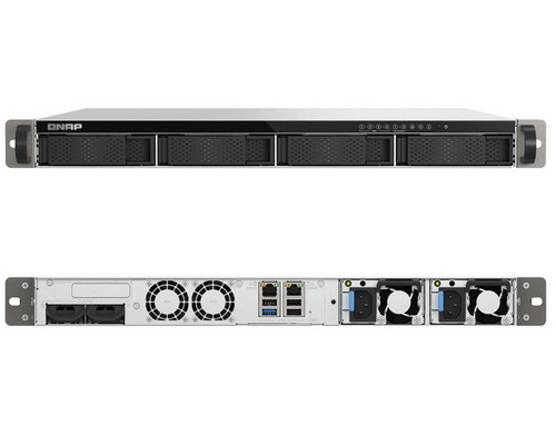 QNAP TS-h665U-RP-8G 4x3.5" + 2xE1.S/M.2 Rackmount NAS with Redundant Power Supply
