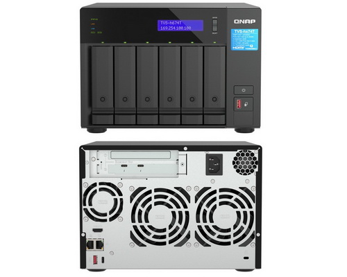 QNAP TVS-h674T-i5-32G 6-Bay Thunderbolt 4 ZFS-based NAS / Intel Core i5