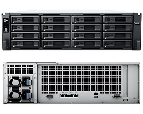 Synology RackStation RS2821RP+ 16-Bay Rackmount NAS with redundant power supply