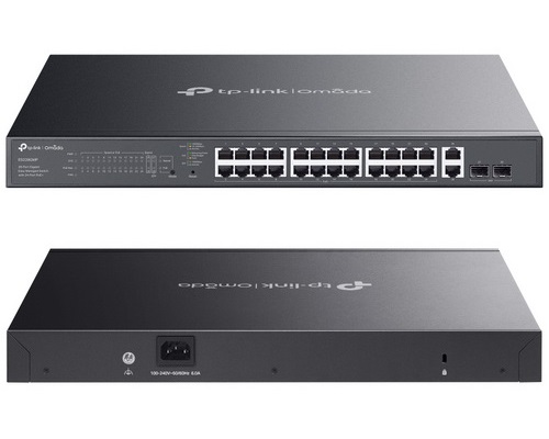 TP-Link ES228GMP Omada 28-Port Gigabit Easy Managed Switch with 24-Port PoE+