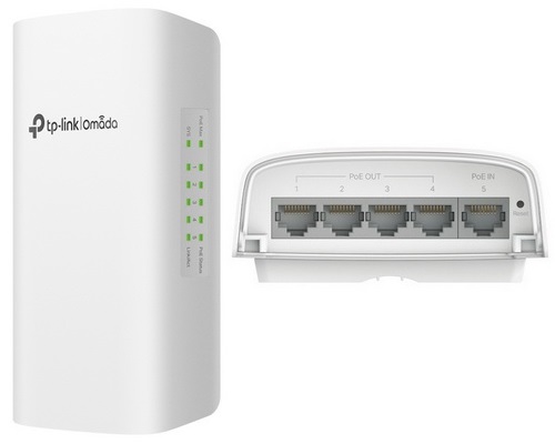 TP-Link SG2005P-PD Omada 5-Port Gigabit Smart Switch with 1-Port PoE++ In and 4-Port PoE+ Out