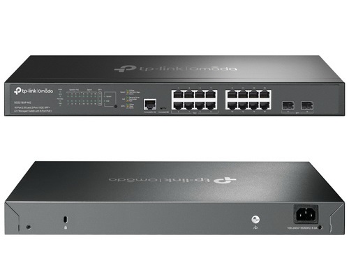 TP-Link SG3218XP-M2 Omada 16-Port 2.5G and 2-Port 10GE SFP+ L2+ Managed Switch with 8-Port PoE+