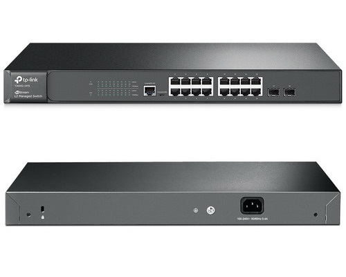 TP-Link T2600G-18TS JetStream 16-Port Gigabit L2 Managed Switch with 2 SFP Slots