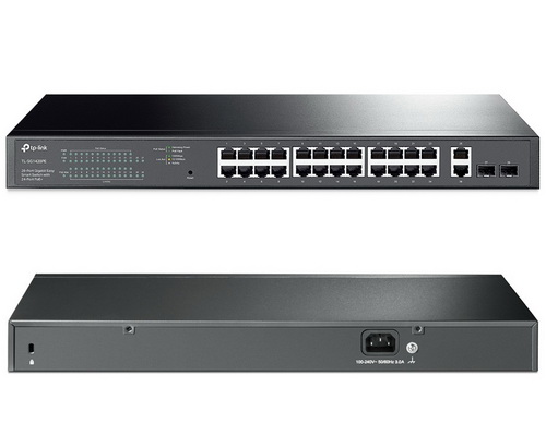 TP-Link TL-SG1428PE 28-Port Gigabit Easy Smart Switch with 24-Port PoE+ / 2 SFP Ports