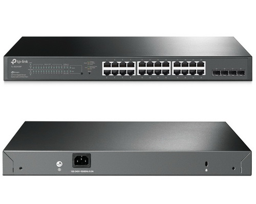 TP-Link TL-SG2428P JetStream 28-Port Gigabit Smart Switch with 24-Port PoE+ / 4 SFP Slots