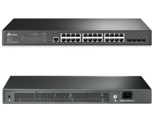 TP-Link TL-SG3428 JetStream 24-Port Gigabit L2 Managed Switch with 4 SFP Slots