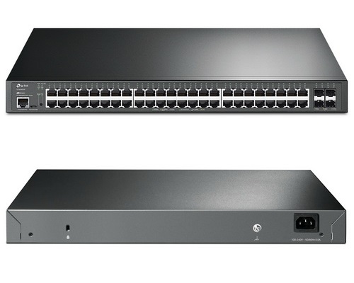 TP-Link TL-SG3452XP JetStream 48-Port Gigabit and 4-Port 10GE SFP+ L2+ Managed Switch with 48-Port PoE+