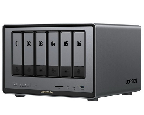 UGREEN NASync DXP6800 Pro / Intel i5 1235u 10-Core, 2x 10GbE